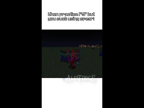 POV: trying to practice PvP with the new spear update, but you keep missing every hit