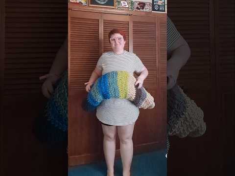 Finished my kiddo's blanket last night #crochet #diy #yarn #stripes #blanket