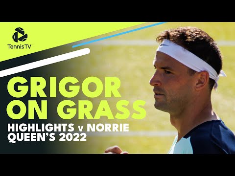 Grigor Dimitrov Brilliant Grass-Court Tennis vs Norrie | Queen's 2022 Highlights