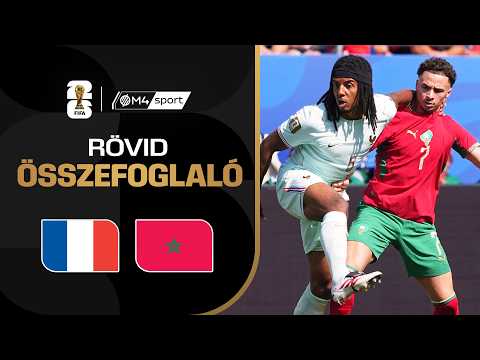 Foci-vb: Franciaország–Marokkó | rövid összefoglaló