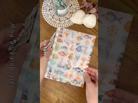 Summer Shaker Folder #shorts #papercraft