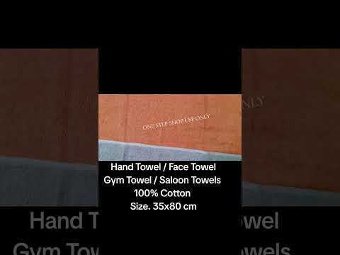 Hand Towel Face Towel Gym Towel Saloon Towel 35x80 cm 100 % Cotton
