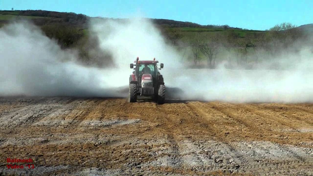 lime-application-on-the-ploughed-land-youtube