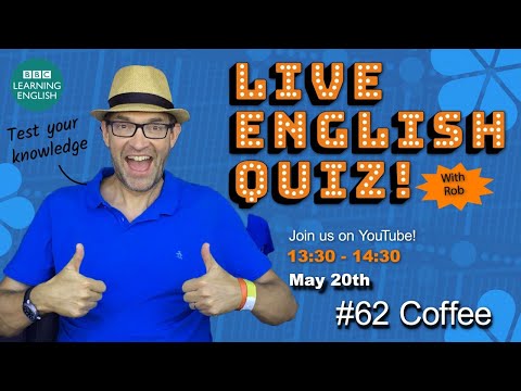 Live English Quiz #62 Coffee