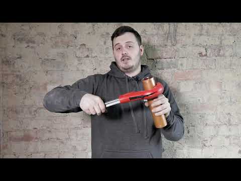 Knipex Tubex XL review as a plumber's tool for cutting copper, brass and stainless steel pipes