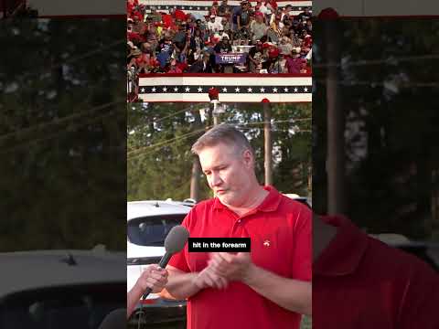 Trump rally attendee describes what he saw