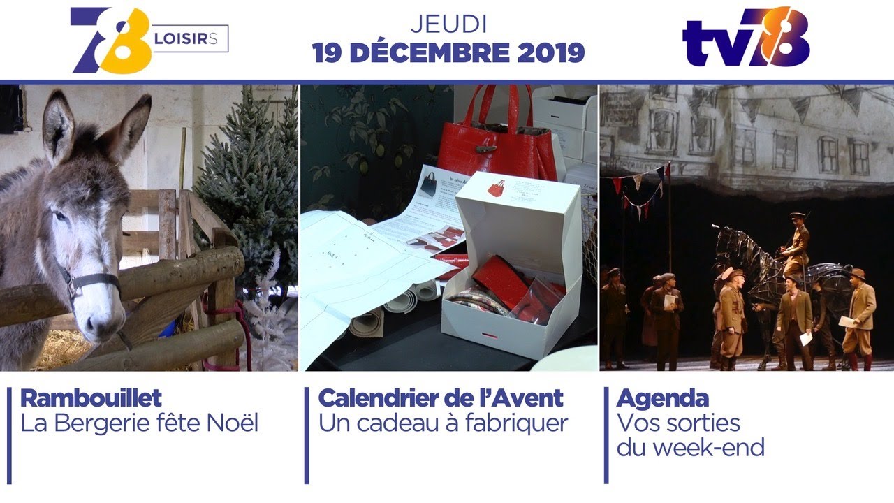 7/8 Loisirs. Emission du jeudi 19 décembre 2019