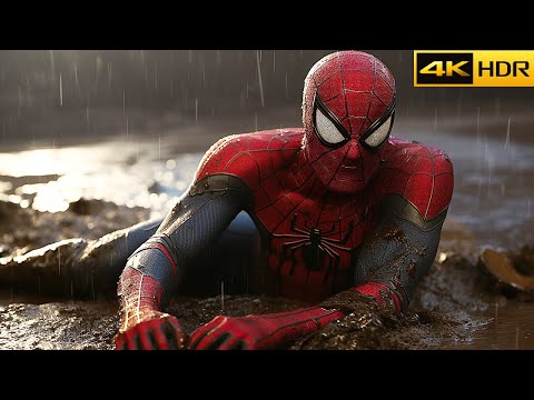 Spider-Man Vs Venom Fight Scene (2023) 4K HDR 60FPS