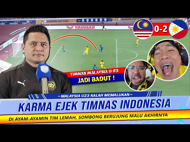 🔴DIPERMALUKAN AKIBAT SOMBONG !! Malaysia Telan Karma Kalah 2-0 Dari Filipina di Piala AFF U23 2025
