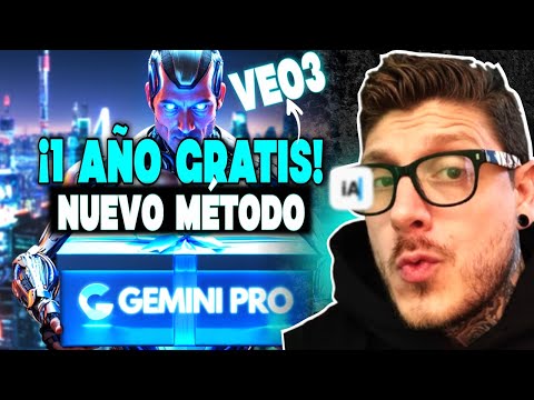 ¡El MÉTODO Más FÁCIL y RÁPIDO! Activa GEMINI PRO + VEO3 GRATIS en 2025