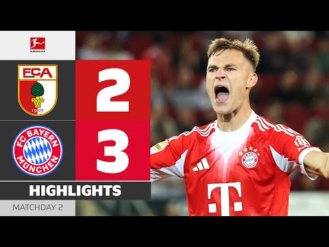 Despite Huge COMEBACK: Bayern WIN! | FC AUGSBURG - FC BAYERN | Highlights | Matchday 2 – Bundesliga