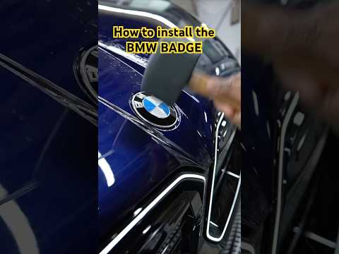 How to Install a BMW Hood Badge Like a Pro!