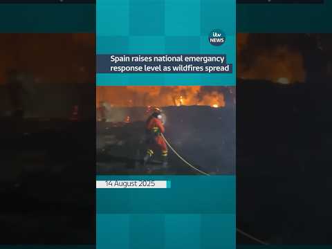 Spain raises national emergency response level as wildfires spread