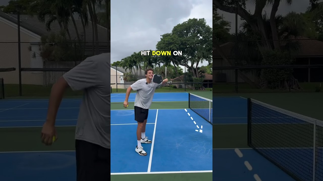 When to Flick VS Roll #pickleball #pickleballtips