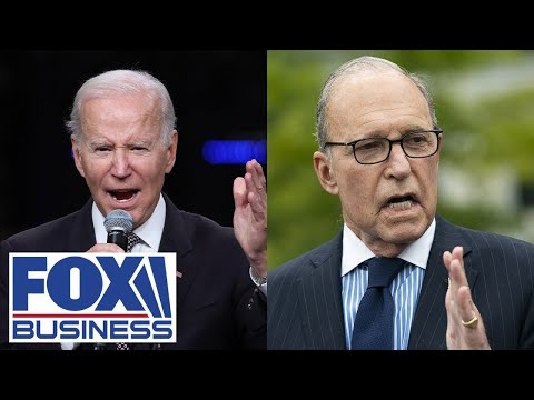 Kudlow gives advice to Biden after he blasts GOP as 'fiscally demented'