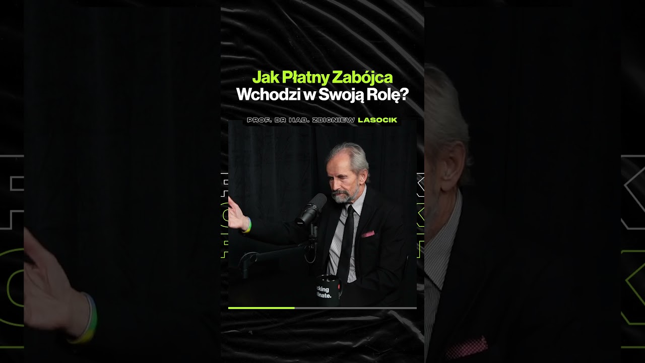 Jak Płatny Zabójca Wchodzi w Swoją Rolę – ft. prof. Zbigniew Lasocik