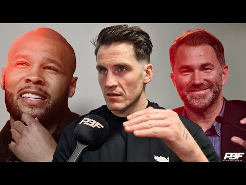 SHANE MCGUIGAN REACTS TO CHRIS EUBANK JR SHUTTING DOWN EDDIE HEARN AT CONOR BENN PRESSER