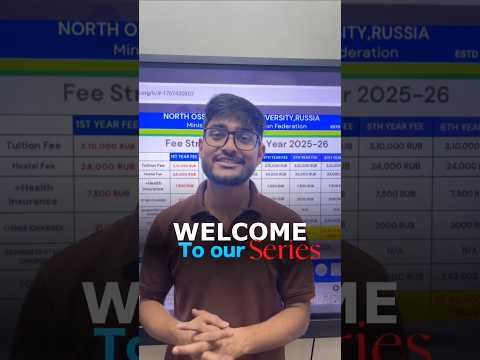 North Ossetian State University Russia 🇷🇺 || Fee Breakdown #mbbsabroad #mbbs #neet