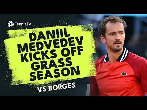 Daniil Medvedev Begins 2024 Grass Season vs Borges | Halle 2024 Highlights