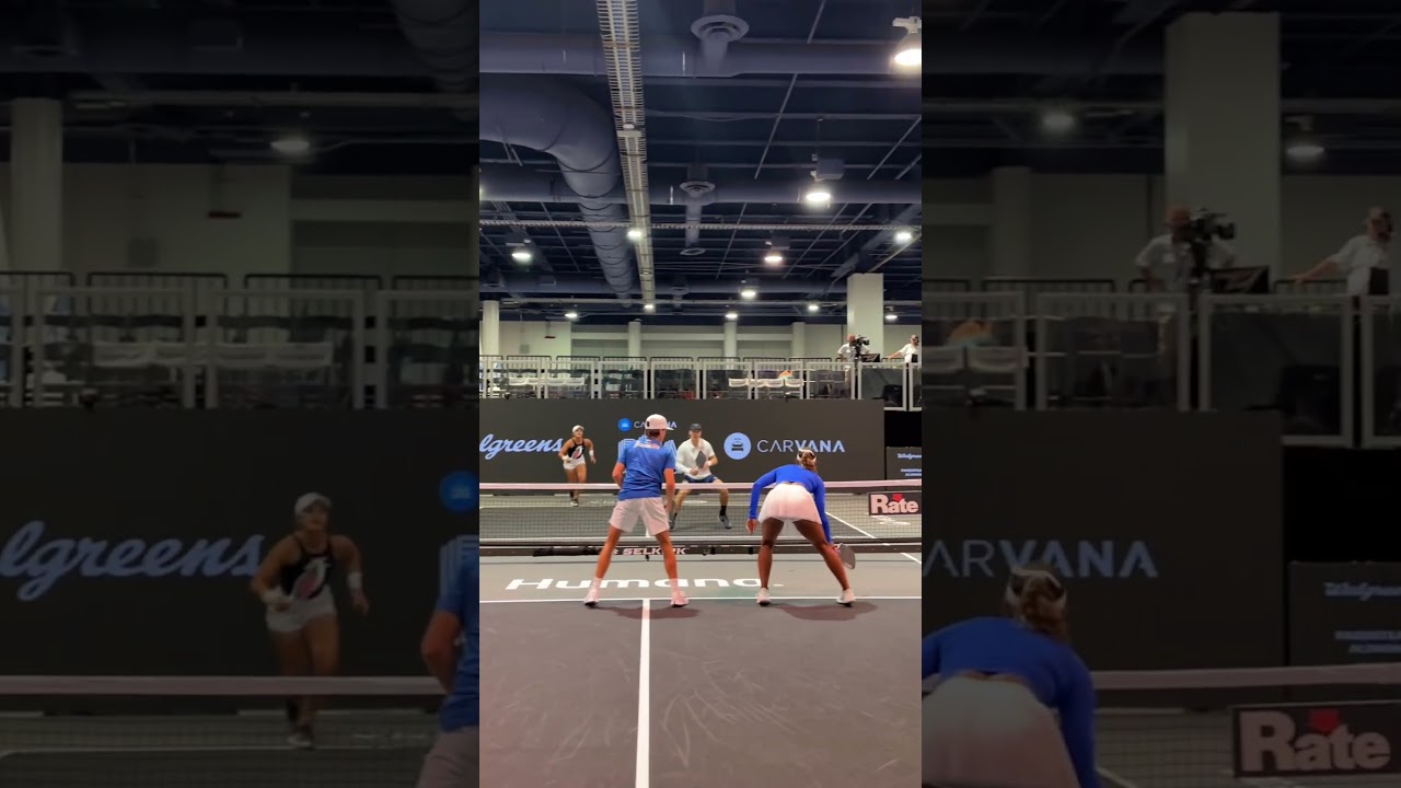 A pickleball bodybag 💀 Christian Alshon and Hayden Patriquin going head to head 🤝