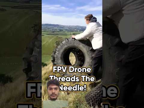 FPV Drone Threads The Needle! #youtubeshorts #ytshorts #shortvideo #funny #fun