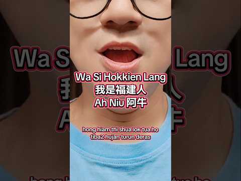 Wa Si Hokkien Lang (我是福建人) - Ah Niu (阿牛)