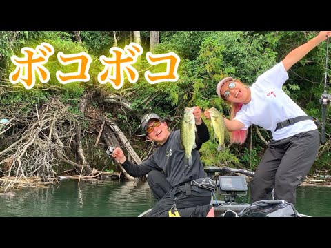 レイラ✨️見えたら一撃💥2人で釣りまくる！！