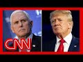 Hear Trumps response to Pence suspending his campaign