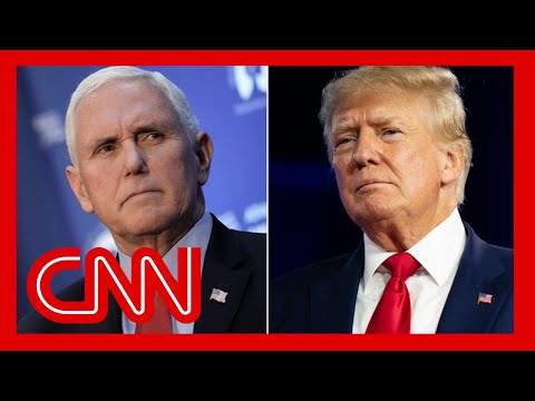 Hear Trump's response to Pence suspending his campaign
