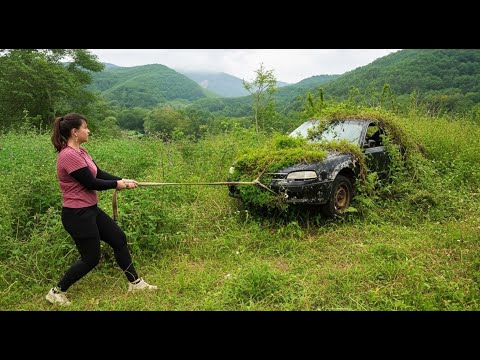 I Rescued Car From An Abandoned Place Completely Covered with Weeds | FULLY Restoration The Car
