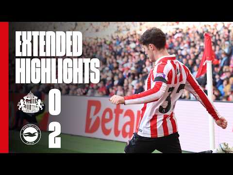 Sunderland AFC 0 - 2 Brighton & Hove Albion | Premier League Highlights I Extended Highlights