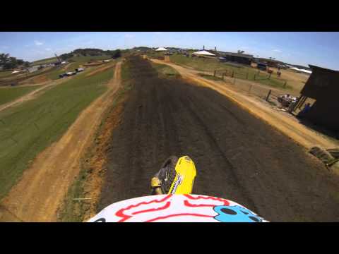 GoPro: Broc Tickle Muddy Creek Raceway Course Preview 2013 