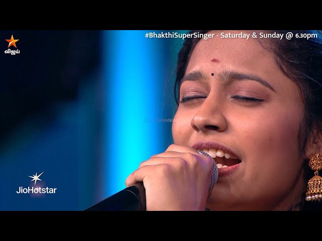 Glimpse Of Thiruchendooril Por purinthu Song by #ShruthiHareesh| Bakthi Super Singer | Episode Promo
