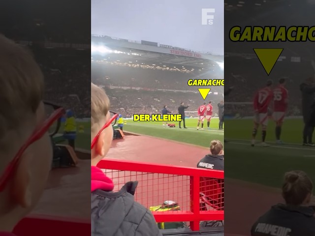 Garnacho machte einen kleinen Fan glücklich 😍