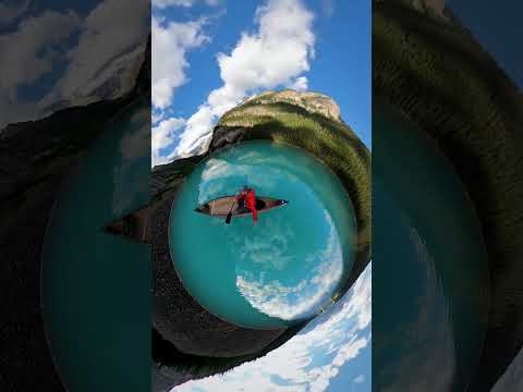 GoPro | Electric-Blue Lake in Banff 🎬 Kyle Wicks #Shorts #Canada