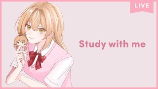 【 Study with me 】1.5h☕ いっしょに勉強&作業【 にじさんじ / 家長むぎ 】
