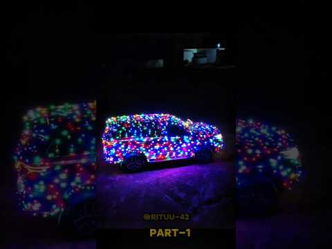 cars ke upar  led lights 😱mr_indian hackar💪#ytshorts #car  #shortvideo #reels #sanjubaba
