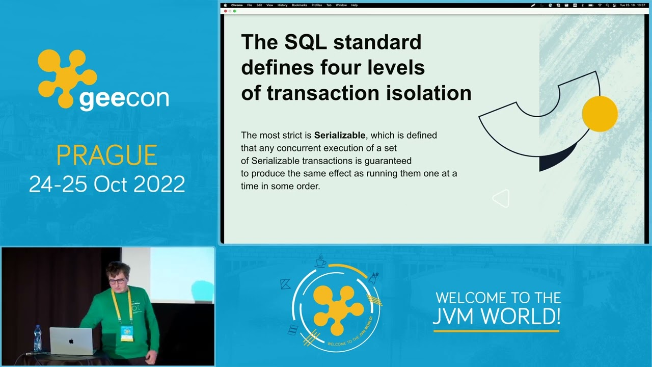 GeeCON Prague 2022: Yan Khonski - Transaction Isolation and Concurrency Control