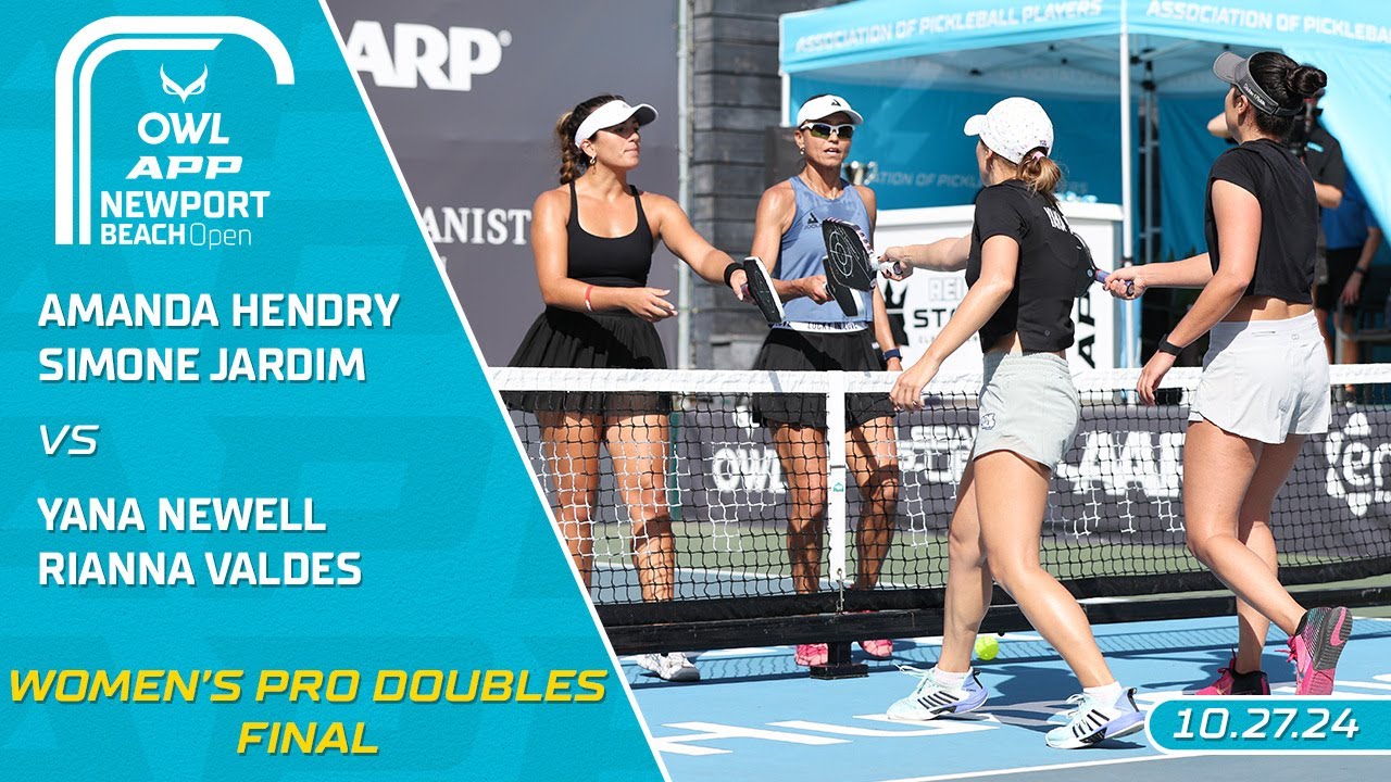 2024 The OWL APP Newport Beach Open I Hendry/Jardim vs. Newell/Valdes | Women's Doubles Final