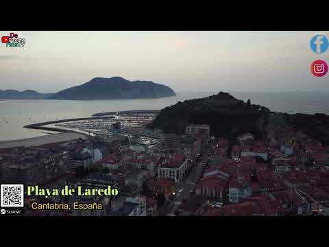 Video con Drone Playa Laredo, Cantabria. (DJI mini SE) Música del Verano