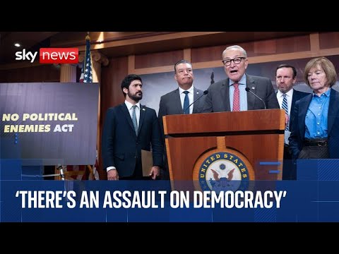 Democrats hold news conference on free speech after Jimmy Kimmel taken off air