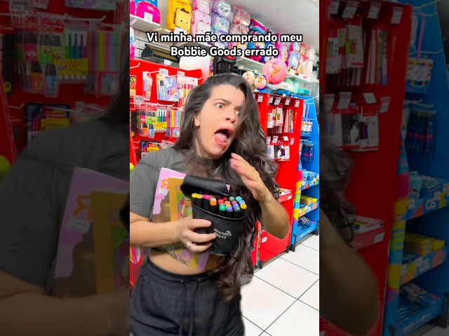 Vi minha mãe comprando meu Bobbie Goods errado #crianças #fyp #bobbiegoodscoloringbook #infantil