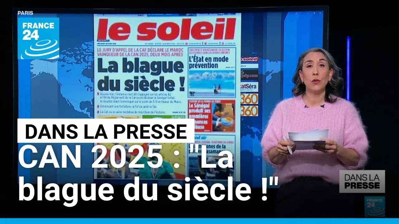 CAN 2025 attribuée au Maroc: "La blague du siècle!" • FRANCE 24