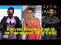 Deepika, Ranveer, Shahid REACT to 'Padmaavat' RESPONSE