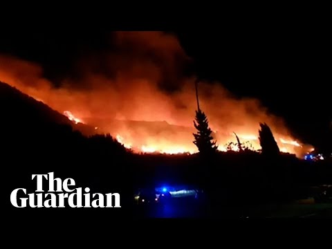 Flames spread across Dubrovnik region of Croatia in latest wildfires
