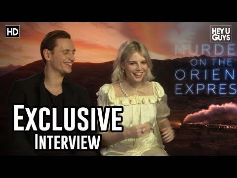 Lucy Boynton & Sergei Polunin | Murder on the Orient Express Exclusive Interview