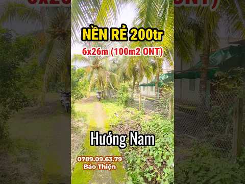 Nền siêu rẻ sổ riêng sẵn thổ cư - 200tr Vĩnh Kim mới 🍀 #nhadattranngo63