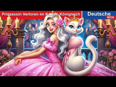 Prinzessin Verloren im Katzen Königreich 👸😸 Deutsche Märchen 🌛 @WOADeutschlandFairyTales