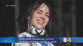 Billie Eilish Announces Concert At Denver's Pepsi Center In April