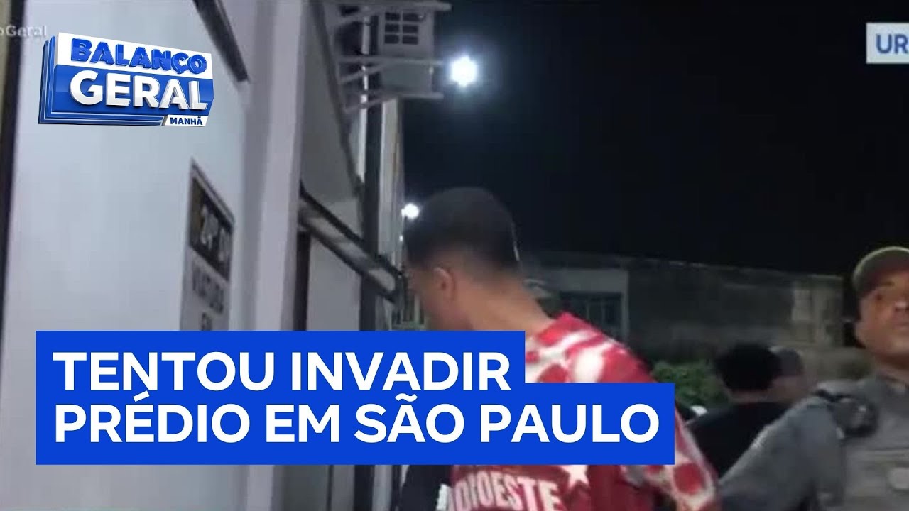 Suspeito de tentar invadir prédio em bairro nobre é preso em São Paulo